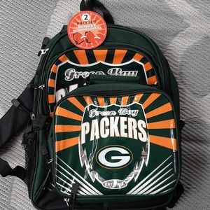 COPY - PACKERS BACKPACK with detachable LUNCHBOX